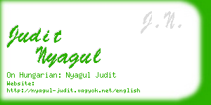 judit nyagul business card